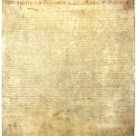 Declaration of Independence on Parchment