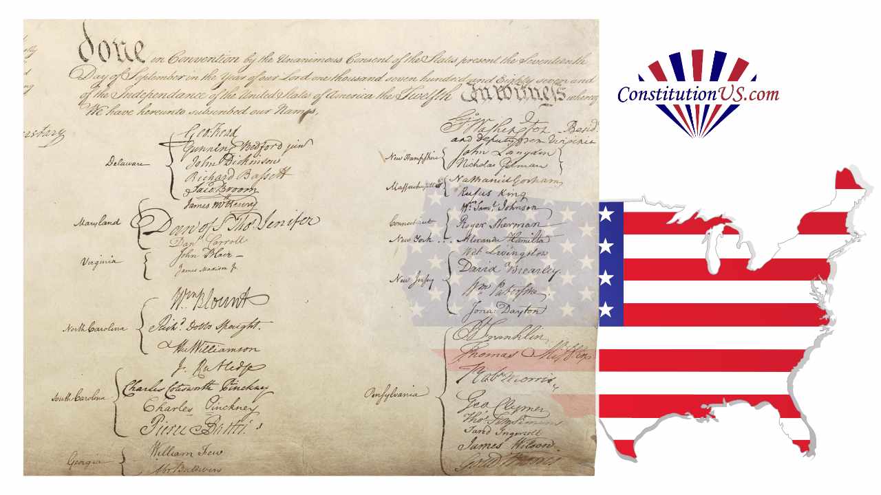 US Constitution Signatures