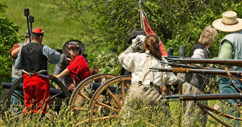 American Civil War reenactment
