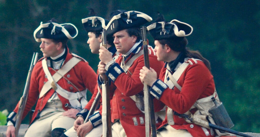 redcoat soldiers