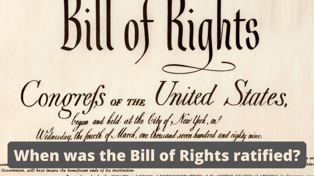 bill of rights ratified