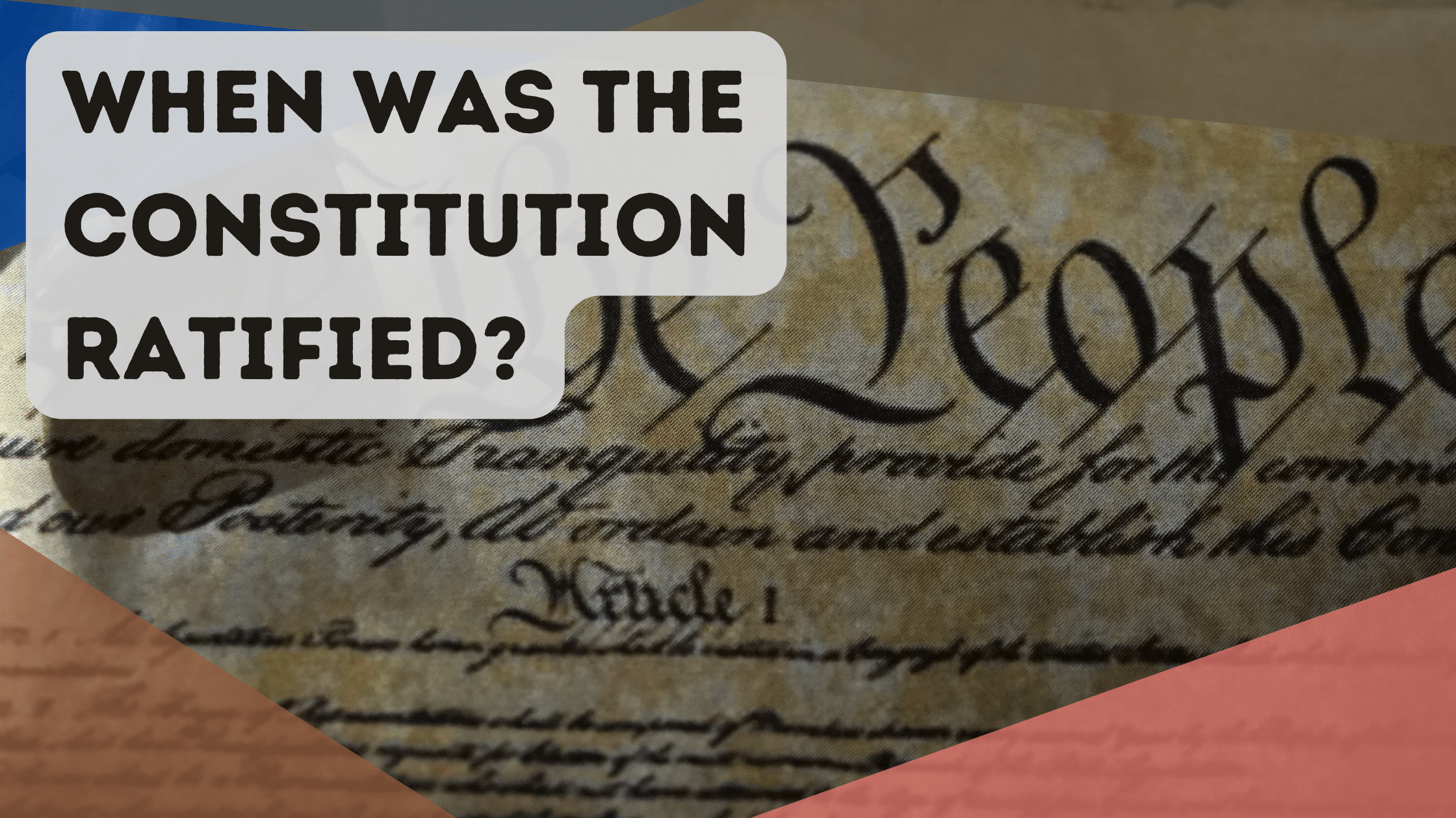 Constitution, ratified