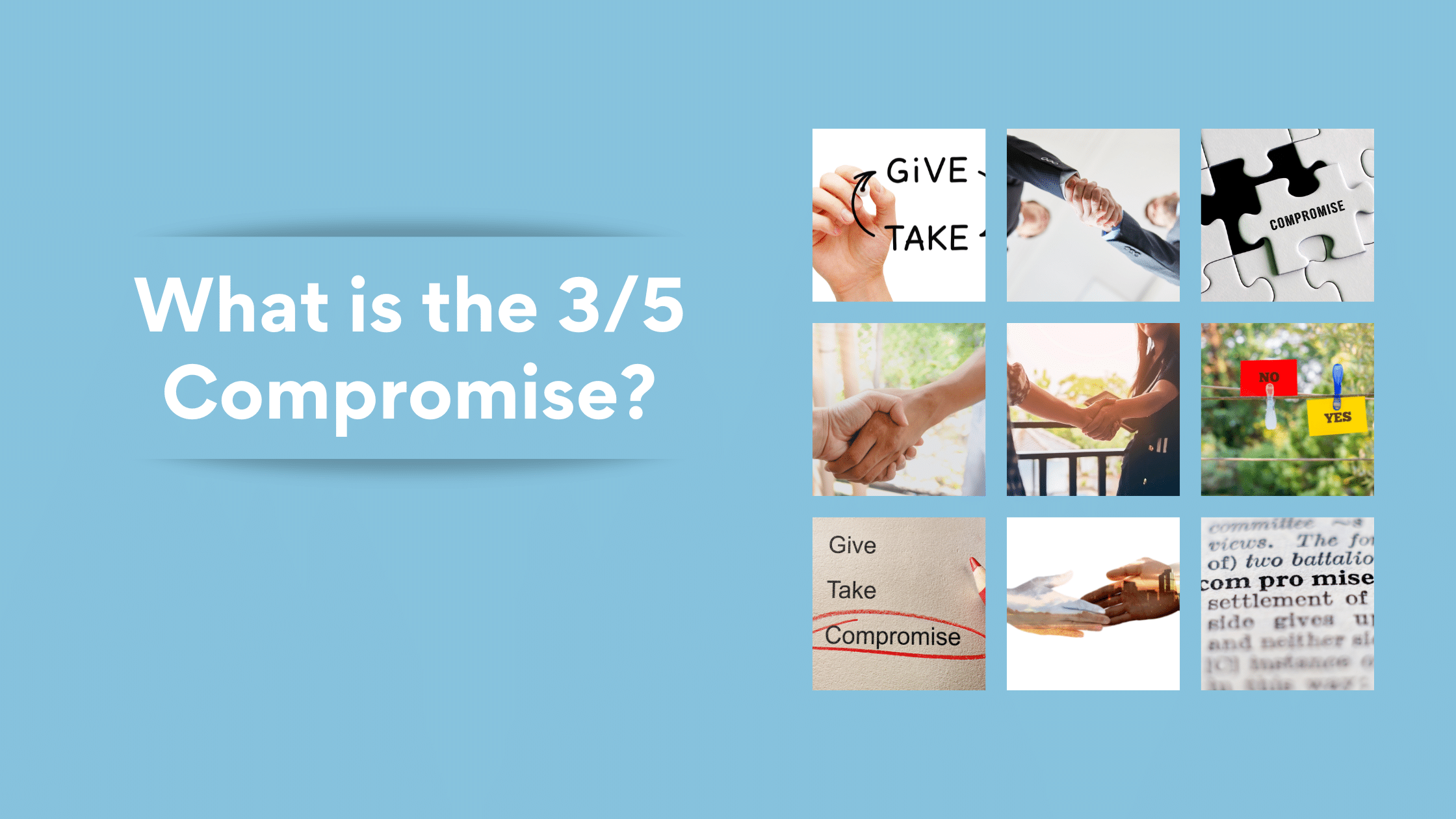 3/5 compromise deals simple definition