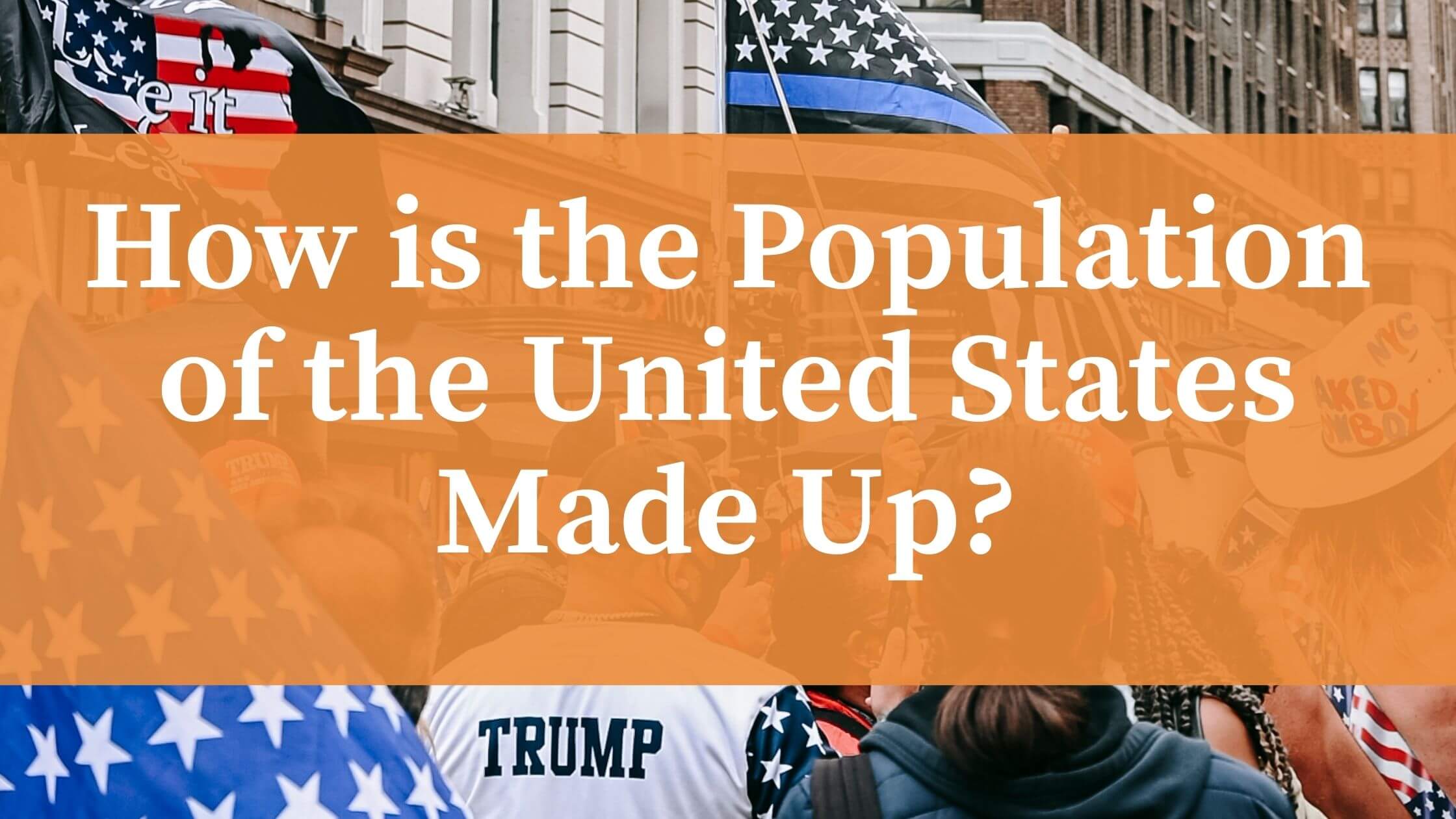 How is the Population of the United States Made Up? - Constitution of