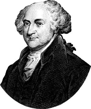 Stencil of John Adams