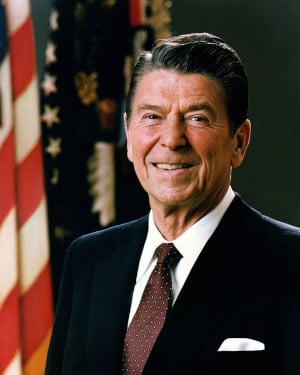 Photo of President Ronald Reagan