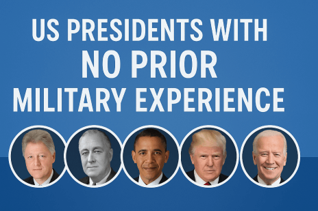 presidents with no prior military experience