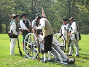Photo of Revolutionary War re-enactment