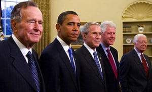 Photo of former US Presidents