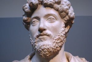 Photo of statue of Roman Emporer Marcus Aurelius