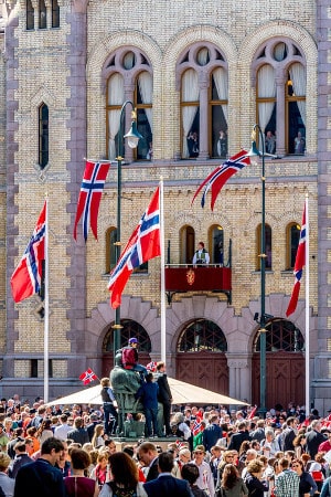 Photo of the Norwegian parliament