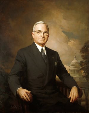 Portrait of President Harry Truman