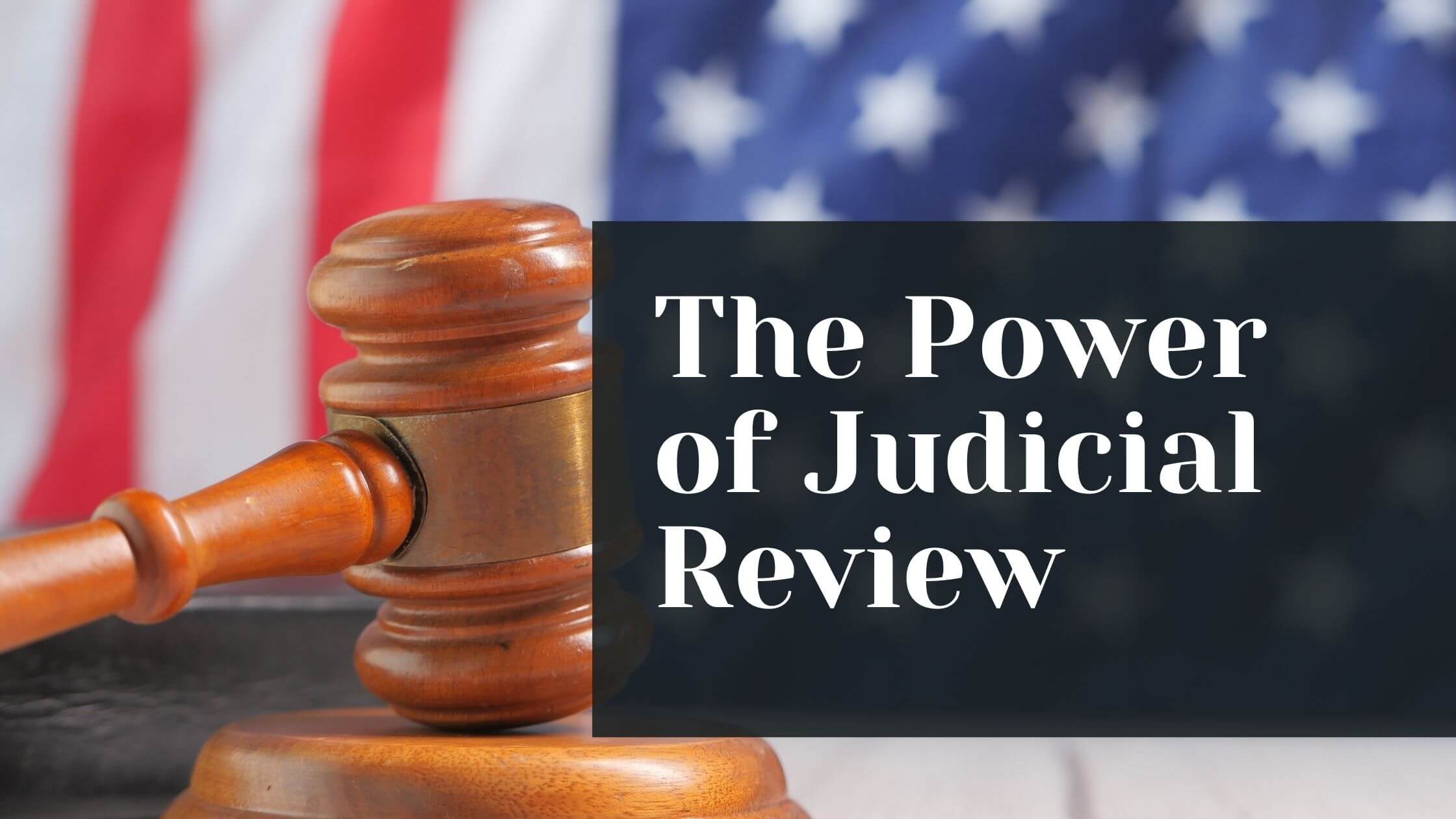 what is judicial review in the constitution