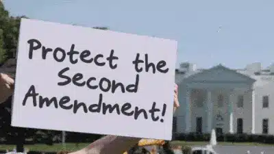 2nd amendment protest sign