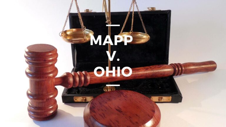 Mapp v Ohio Constitution of the United States