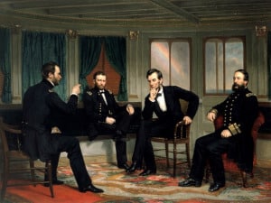 Painting of Abraham Lincoln