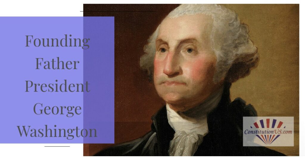 Founding father president george washington.