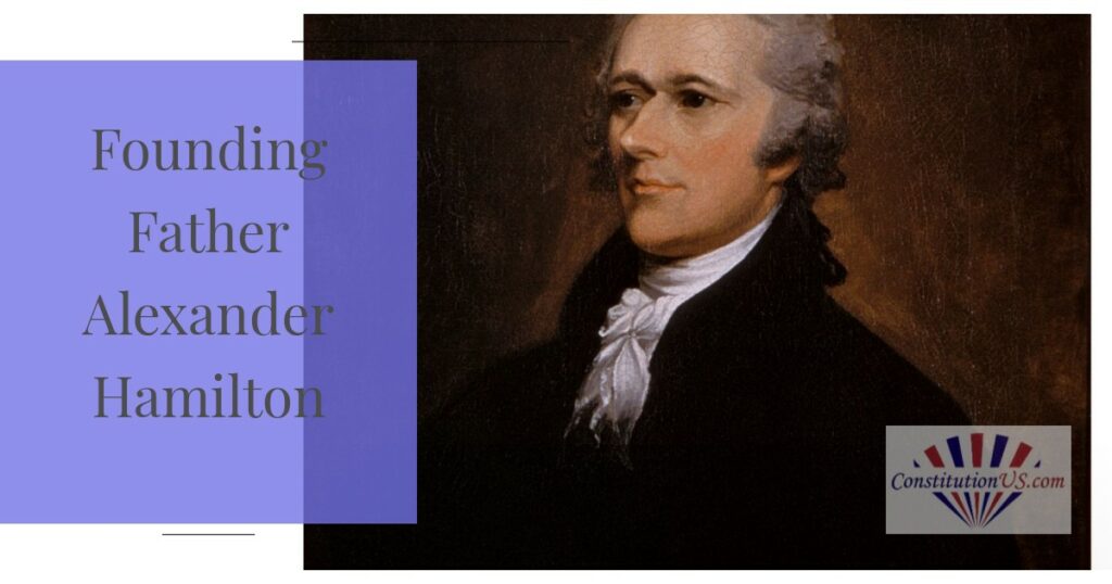 Founding father alexander hamilton.