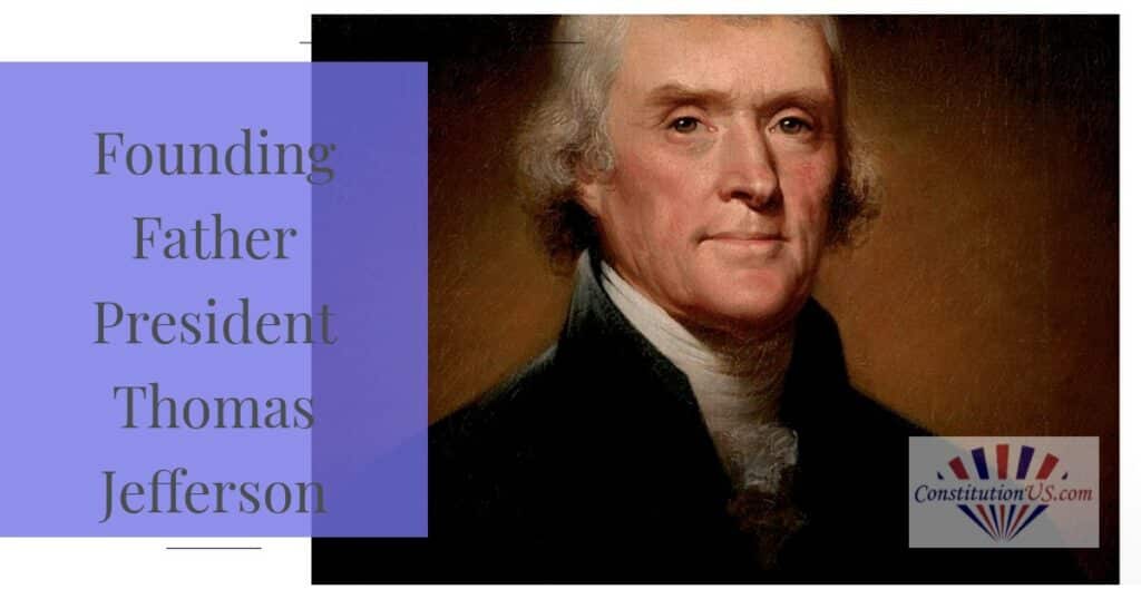 Founding father president thomas jefferson.