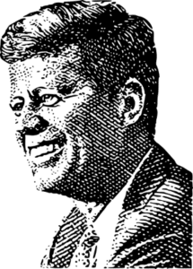 Sketch of President John F. Kennedy