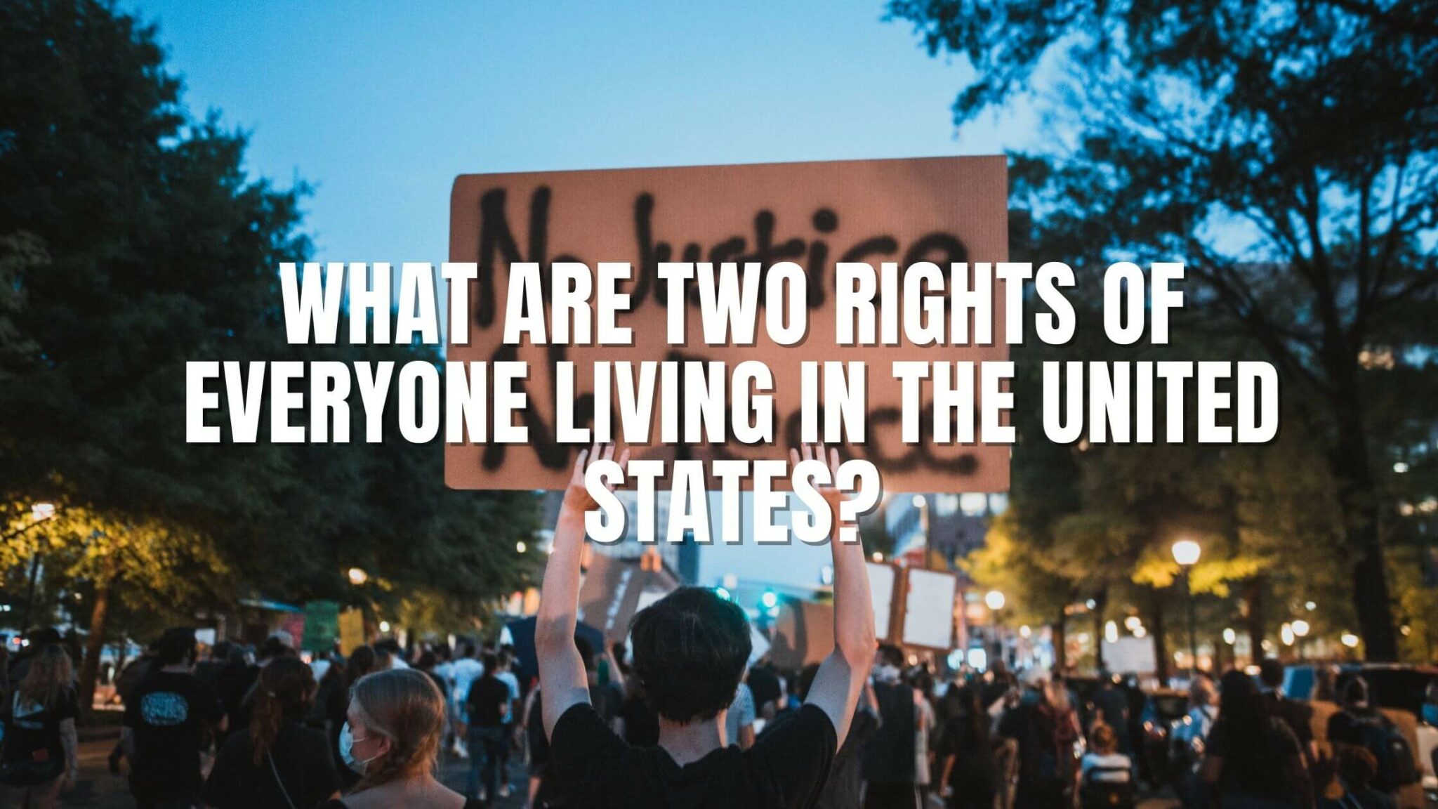 What are two rights in the declaration of independence 