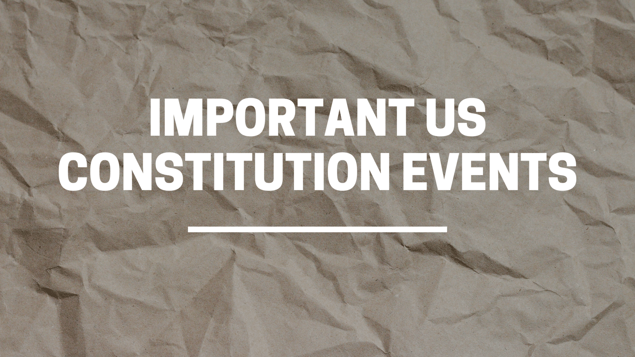 why is the constitution important essay