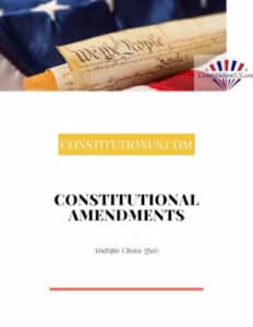 Constitution Quiz: Constitutional Amendments PDF - Constitution Of The ...