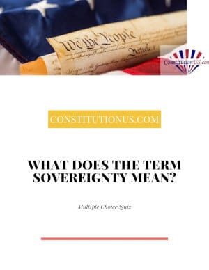 What Does the Term Sovereignty Mean Quiz PDF