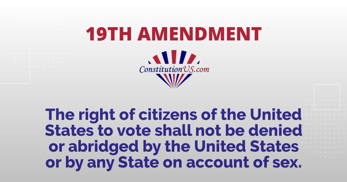 amendment19