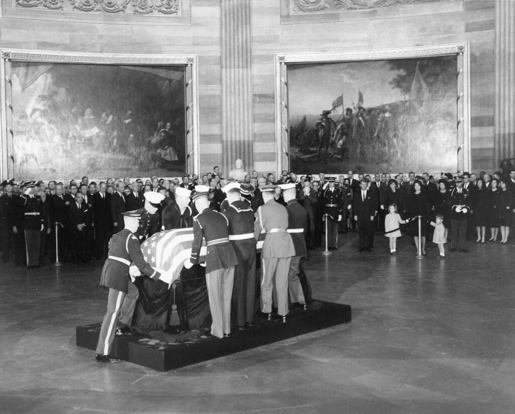 Kennedy lying in state