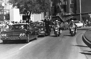 JFK's motorcade