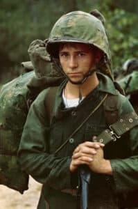 US soldier in Vietnam