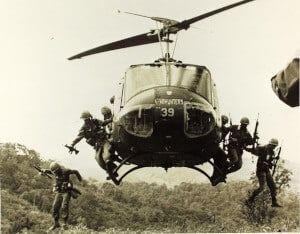 US helicopter in Vietnam