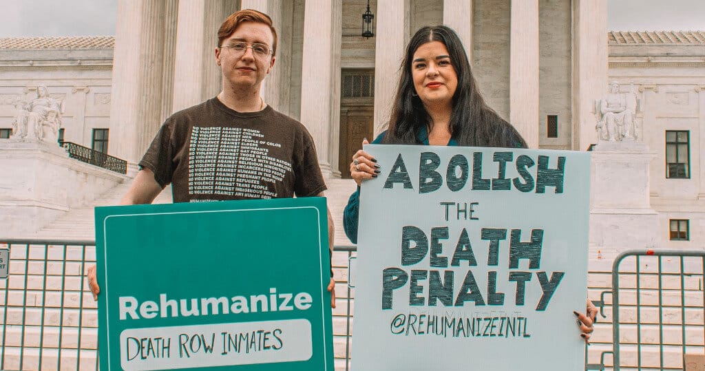 Death penalty protest
