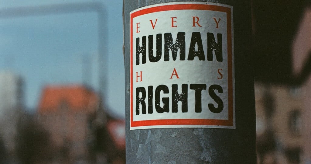 Human rights sticker