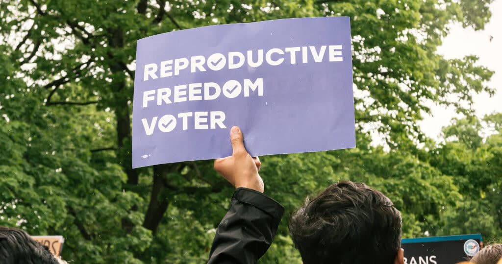 Reproductive freedom sign