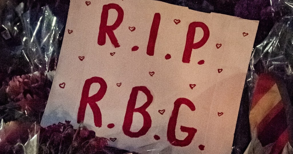 Notorious R.B.G sign