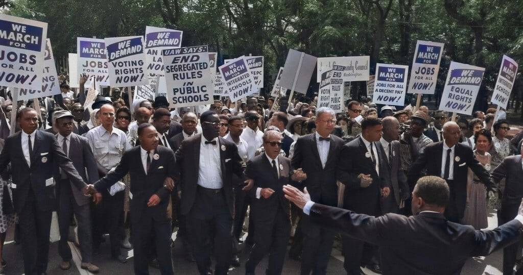 Civil rights march