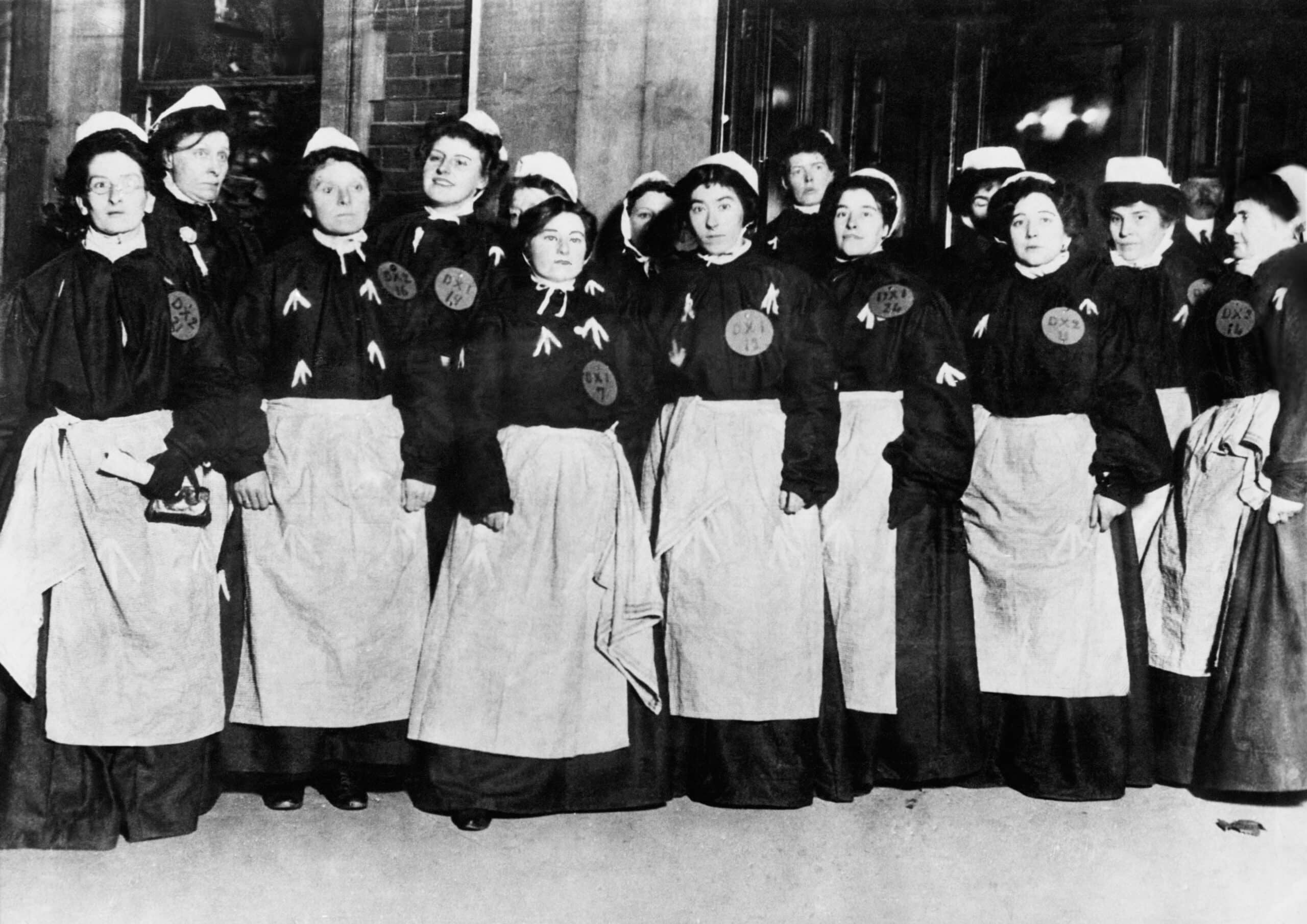 Photo of suffragettes