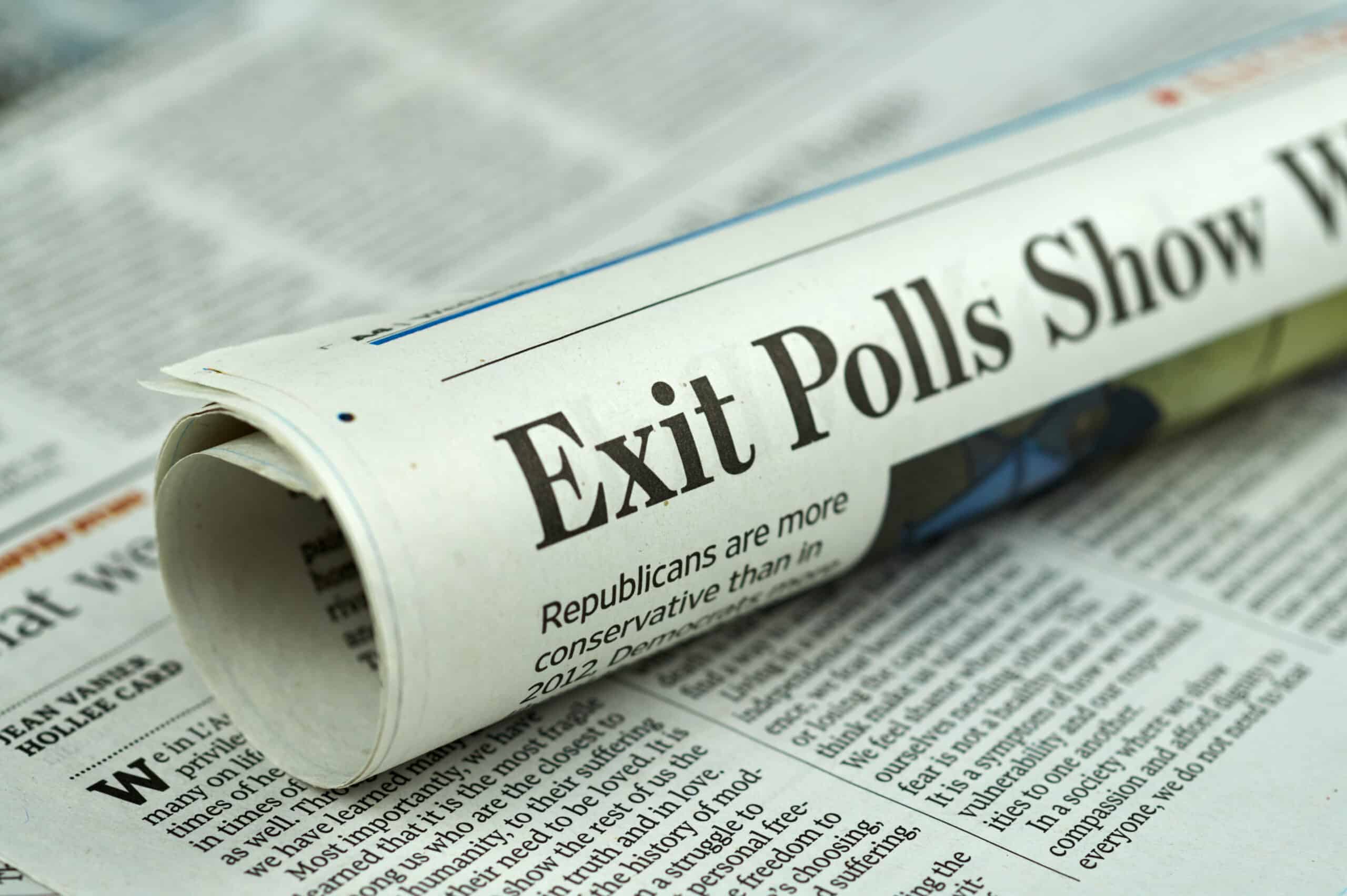 Exit Polls newspaper
