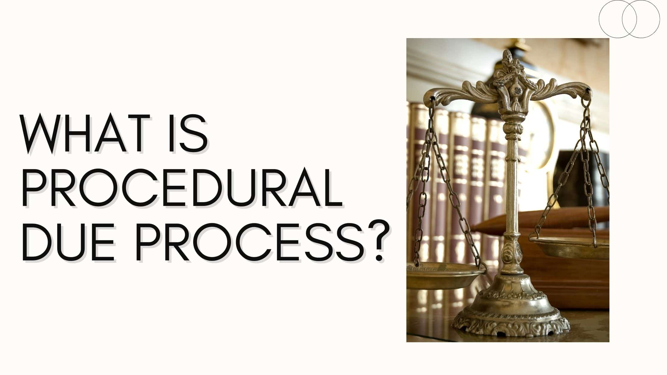 What Is Procedural Due Process Constitutional Law