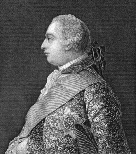 King George III engraving