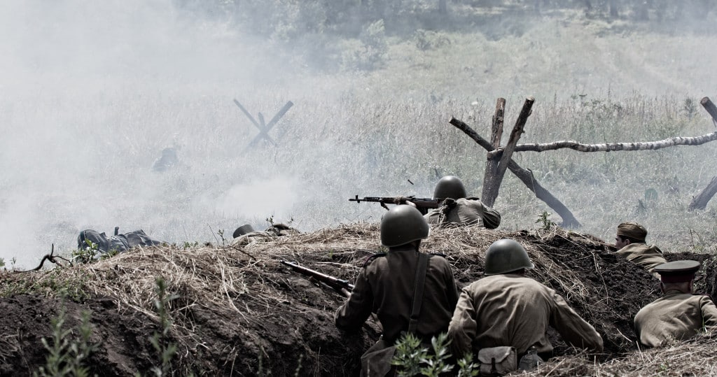 WWII battle reconstruction