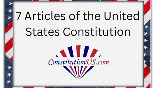 Featured image for 7 articles of the US constitution