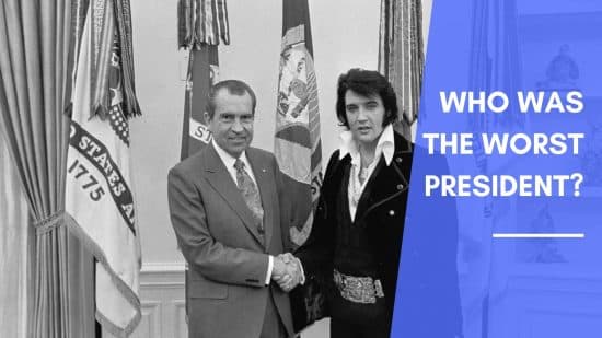 Photo of President Nixon with Elvis Presley