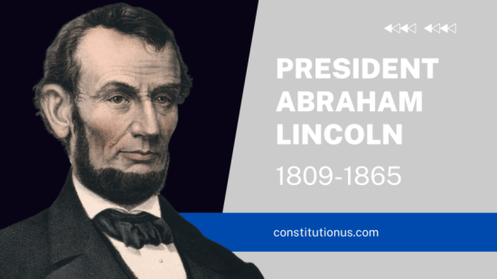 President Abraham Lincoln served from 1861-1865.