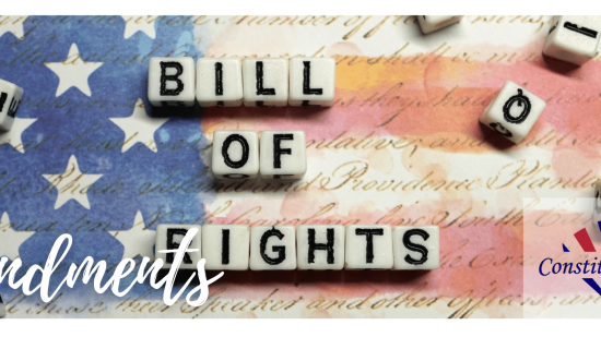 Bill of rights and first amendment.